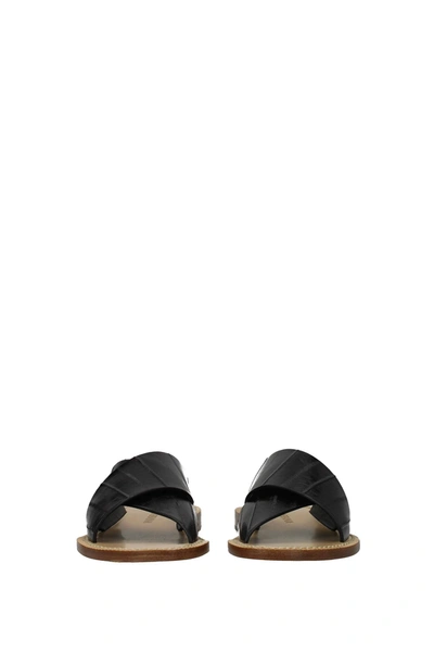 Shop Dolce & Gabbana Slippers And Clogs Eel Black