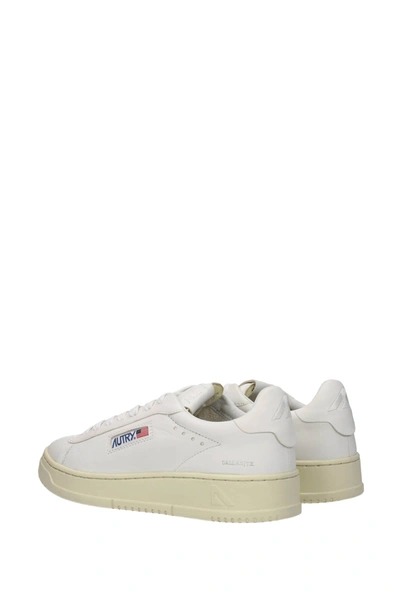 Shop Autry Sneakers Dallas Leather White