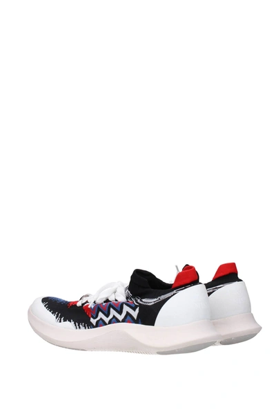 Shop Missoni Sneakers Fabric Multicolor