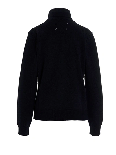 Shop Maison Margiela Wool Turtleneck Sweater