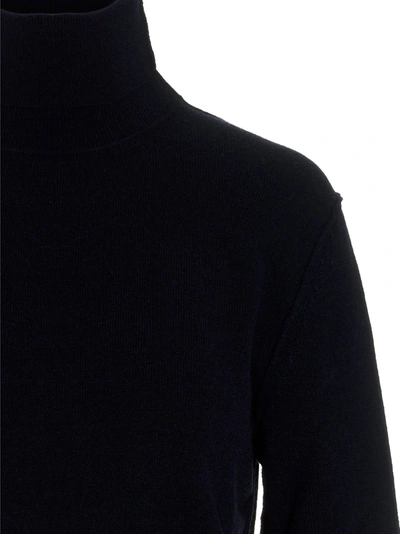 Shop Maison Margiela Wool Turtleneck Sweater