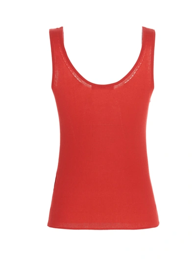 Shop Co Silk Top In Red