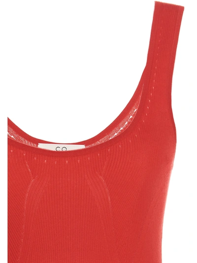 Shop Co Silk Top In Red