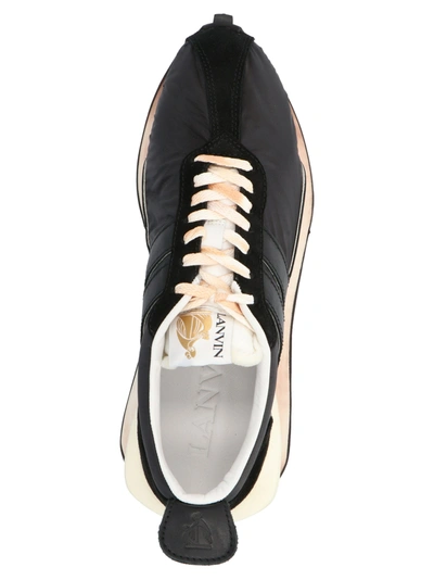 Shop Lanvin 'bumper' Sneakers In Black