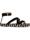 PROENZA SCHOULER braided sole sandals,RAFFIA100%