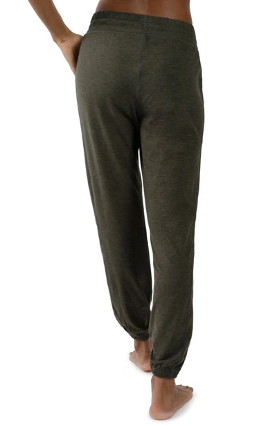 Shop 90 Degree By Reflex Heathered Slim Joggers In Heather Olive