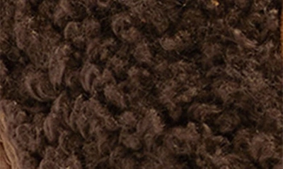 Sorel Brex™ Leather & Faux Shearling Block Heel Lace-up Bootie In Tawny Buff Blackened Brown