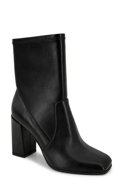 Kenneth Cole New York Jax Stretch Square Toe Boot In Black