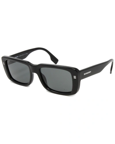 Shop Burberry Women's Be4376u 55mm Sunglasses In Grey