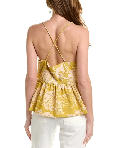 Shop Ted Baker Mahbel Top In Yellow