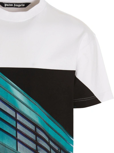 Shop Palm Angels 'miami' T-shirt In White