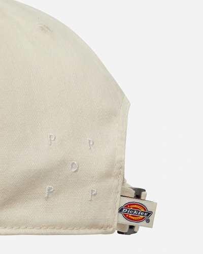 Shop Dickies Pop Trading Company Cap Off White In Brown