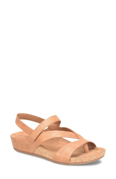 Eurosoft Gianetta Ankle Strap Sandal In Luggage Tan