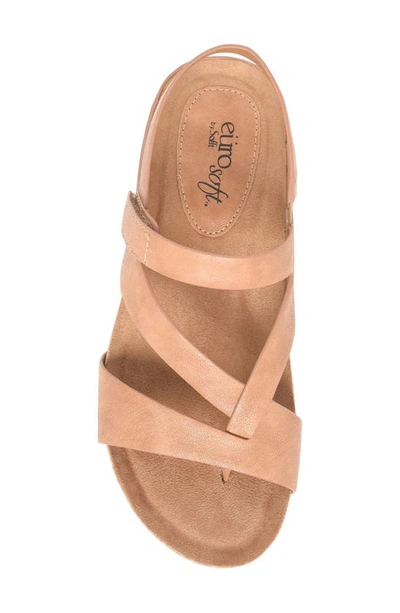 Eurosoft Gianetta Ankle Strap Sandal In Luggage Tan