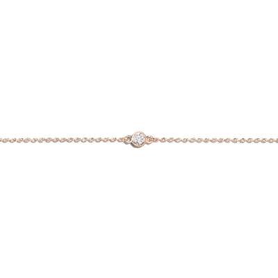 Shop Aurate New York Xl Diamond Bezel Bracelet In Rose