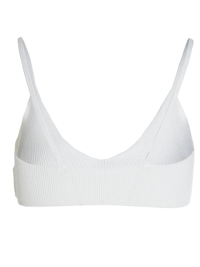 Shop Low Classic 'knit Bra' Top In White