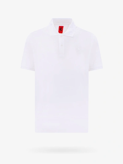 Shop Ferrari Polo Shirt In White