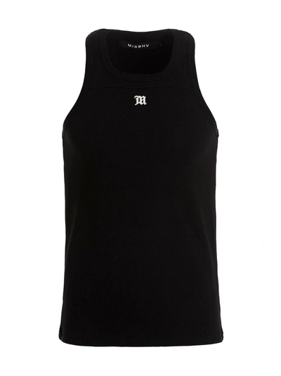 Shop Misbhv Logo Embroidery Tank Top In Black