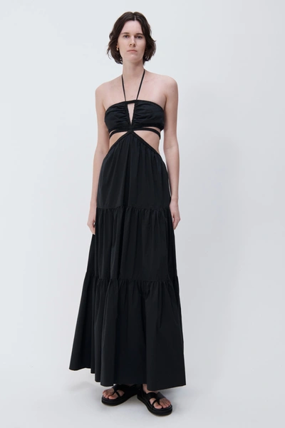 Shop Jonathan Simkhai Laurel Coverup Dress In Black