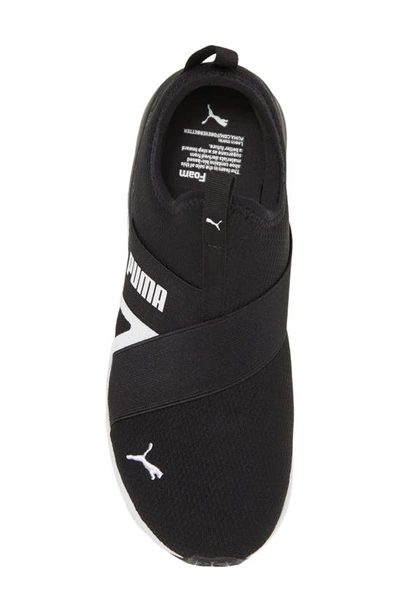 Shop Puma Better Foam Prowl Slip-on Sneaker In  Black- White