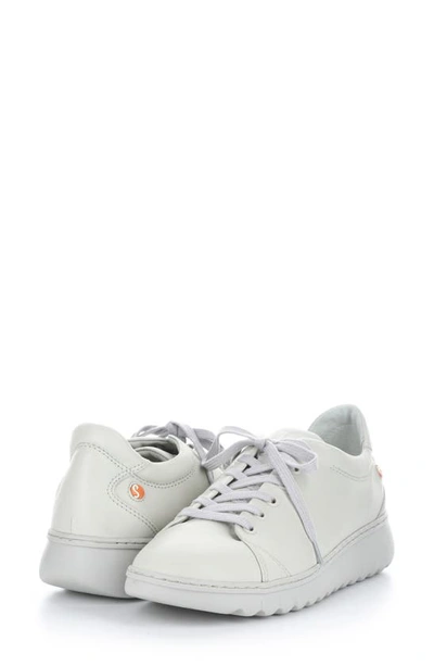 Shop Softinos By Fly London Essy Sneaker In Light Grey Supple Leather