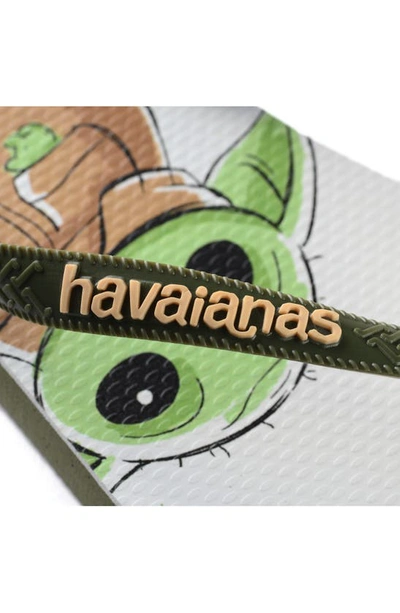 Shop Havaianas 'star Wars™' Flip Flop In Moss