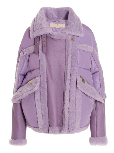 Shop Nicole Benisti 'palais Palaiser' Down Jacket In Purple
