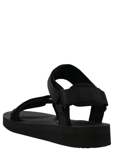 Shop Suicoke 'depa' Sandals In Black