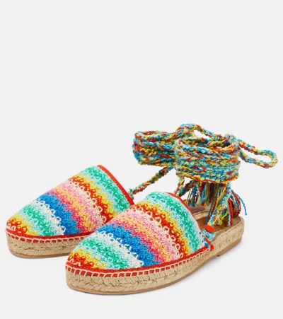Alanui Over The Rainbow Slip-on Espadrilles In Multicolour
