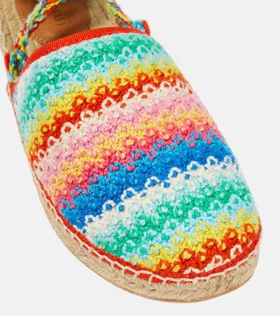 Alanui Over The Rainbow Slip-on Espadrilles In Multicolour