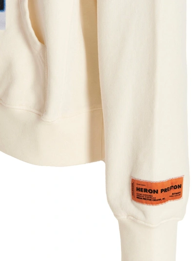 Shop Heron Preston 'logo Censored' Hoodie In White