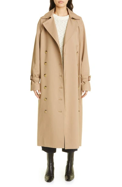 Totême Toteme Signature Raincoat In Khaki