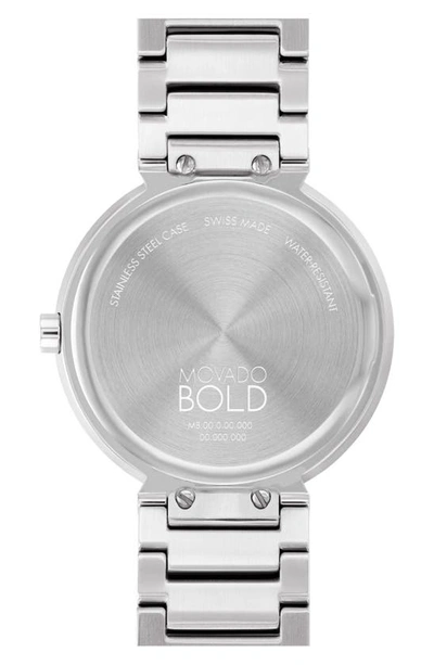 Movado Women's Bold Horizon Swiss Quartz Two Tone Stainless Steel Watch 34mm In Beige