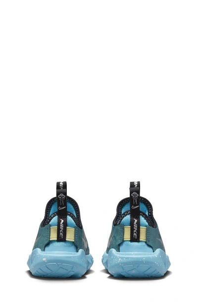 Shop Nike Flex Runner 2 Slip-on Sneaker In Teal/ Blue/ Lemon/ Chrome