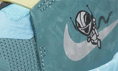 Shop Nike Flex Runner 2 Slip-on Sneaker In Teal/ Blue/ Lemon/ Chrome