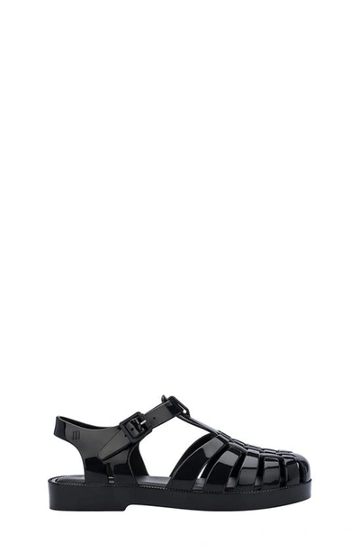 Shop Mini Melissa Possession Fisherman Sandal In Black