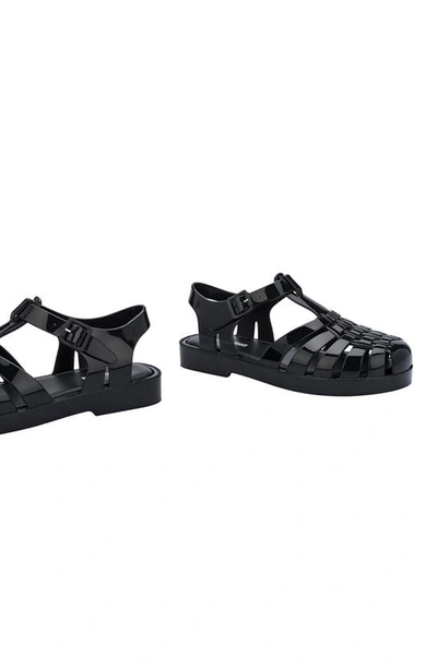 Shop Mini Melissa Possession Fisherman Sandal In Black