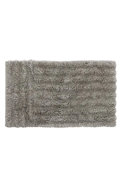 Lorena Canals Dunes Woolable Washable Wool Rug In Dark Grey Tones