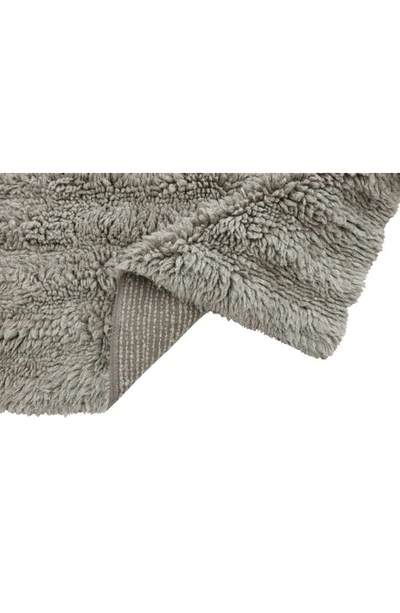 Lorena Canals Dunes Woolable Washable Wool Rug In Dark Grey Tones