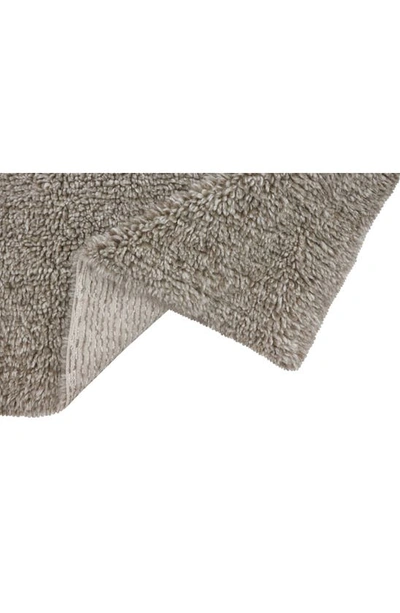 Lorena Canals Tundra Woolable Washable Wool Rug In Blended Sheep Grey