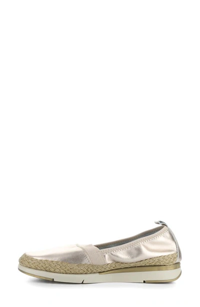 Shop Bos. & Co. Fastest Slip-on Shoe In Champagne Satin