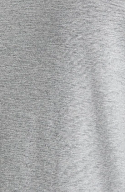 Shop Reigning Champ 1x1 Slub Long Sleeve T-shirt In H. Grey