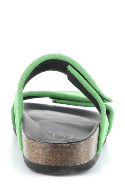 Shop Bos. & Co. Matteo Slide Sandal In Cactus Suede
