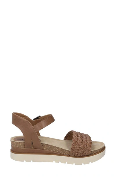 Shop Josef Seibel Clea Braided Sandal In Camel