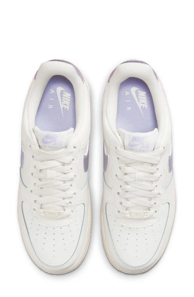 Shop Nike Air Force 1 '07 Sneaker In Sail/ Oxygen Purple