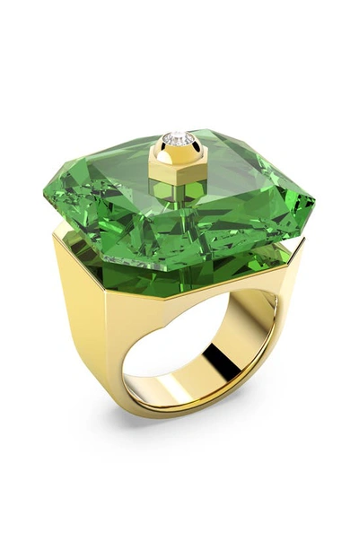 Shop Swarovski Numina Ring In Green
