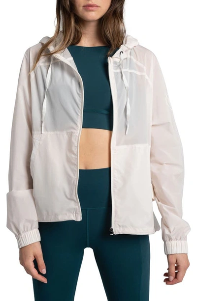 Shop Lole Ultralight Packable Jacket In Gardenia