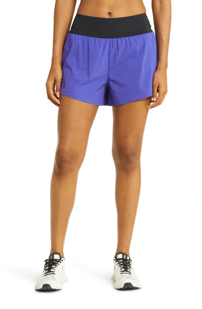 Shop On Running Shorts In Twilight/ Black