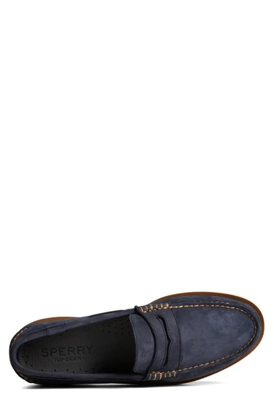 Shop Sperry Authentic Original Boat Shoe In Navy