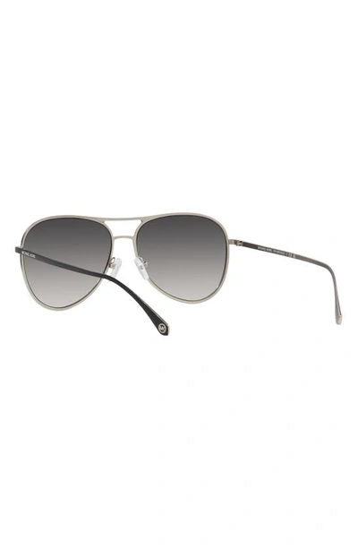 Shop Michael Kors Kona 59mm Gradient Pilot Sunglasses In Light Gold